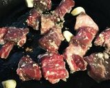 カレー用ぶつ切り牛肉で…塩麹ステーキ！作り方2写真