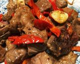 カレー用ぶつ切り牛肉で…塩麹ステーキ！作り方4写真