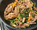 【簡単】牛肉とほうれん草の炒め物作り方4写真