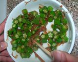 オクラの鰹節和え作り方4写真
