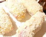 チーズinポテトで包む厚切りハムカツ作り方5写真