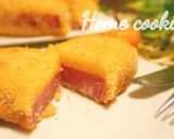 チーズinポテトで包む厚切りハムカツ作り方6写真