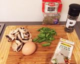 ふわふわ卵の野菜とマッシュルームのスープ作り方1写真