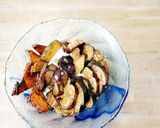 マクロビ☆トッピング用☆万能素揚げ野菜作り方4写真