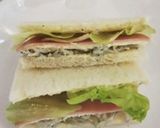 スライスチーズとじゃこのサンドイッチ♪作り方11写真