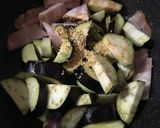 夏野菜とベーコンのトマトソースパスタ作り方2写真