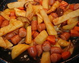 ソーセージと根菜のトマトソース煮込み作り方5写真