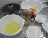 ♪抹茶シフォン♪作り方1写真
