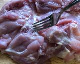 ピリ辛！！モモ肉の唐揚げ作り方1写真