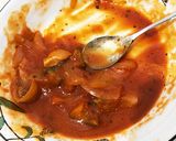 鶏肉のトマトソース煮、翌日リゾット作り方1写真