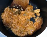 鶏肉のトマトソース煮、翌日リゾット作り方2写真