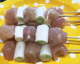 ササミとネギの串焼き フライパンで簡単作り方3写真