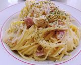 基本のカルボナーラ♡牛乳と全卵で作り方6写真