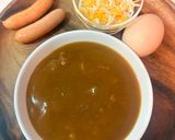 残りカレーで♪ふわとろオムチーズカレー作り方1写真