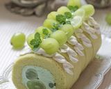 爽やか*シャインマスカットのロールケーキ作り方50写真