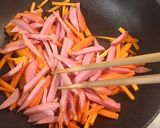 にんじんとウィンナーのきんぴら作り方4写真