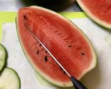 スイカのカットの方法。作り方5写真