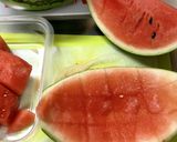 スイカのカットの方法。作り方10写真