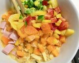 余ったフライドポテトでオムレツ作り方2写真
