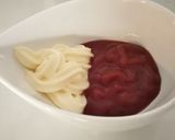 簡単☆オーロラソースで食べるホッケフライ作り方1写真