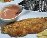 簡単☆オーロラソースで食べるホッケフライ作り方5写真