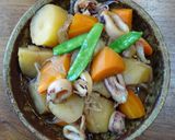 烏賊とじゃがいもの煮物作り方5写真