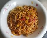 アスパラのミネストローネパスタ作り方8写真