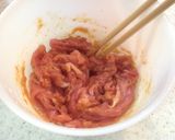 味噌漬けで簡単！豚肉とピーマンの炒め物作り方2写真