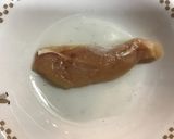 豆苗とササミの梅おかか和え作り方1写真