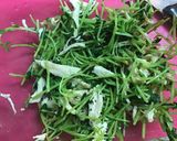 豆苗とササミの梅おかか和え作り方7写真