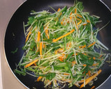 鉄分とカルシウムたっぷり水菜とジャコ炒め作り方3写真