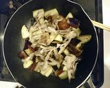 なすと舞茸のごま味噌炒め作り方2写真