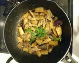 なすと舞茸のごま味噌炒め作り方3写真