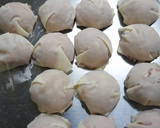 簡単！ジューシー☆真ん丸舞茸タコ焼売作り方3写真
