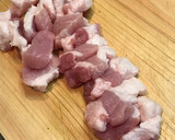 簡単！がんもどきと豚バラの煮物作り方1写真