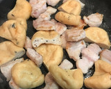 簡単！がんもどきと豚バラの煮物作り方3写真