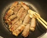 簡単!巻いて焼くだけ☆えのきの豚肉巻き作り方2写真