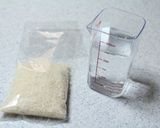 ポリ袋でごはん(鍋で煮る袋ごはん)作り方1写真