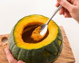 おばけのパンプキンチーズフォンデュ作り方3写真