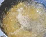 明太子と大葉のバター醬油パスタ作り方1写真