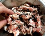 レンジで簡単さつまいもと豚肉の塩昆布蒸し作り方3写真