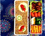 七夕のDXそぼろスター弁当作り方1写真