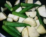 茄子とオクラの焼きびたし♥梅胡麻風味☆作り方4写真