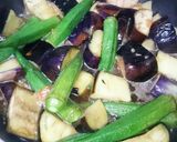 茄子とオクラの焼きびたし♥梅胡麻風味☆作り方5写真