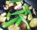 茄子とオクラの焼きびたし♥梅胡麻風味☆作り方6写真