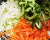ゴーヤ入り野菜たっぷり塩焼きそば作り方3写真