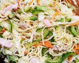 ゴーヤ入り野菜たっぷり塩焼きそば作り方5写真