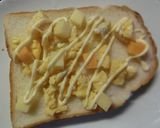 青海苔香る❀卵焼きの和トースト作り方3写真