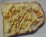 青海苔香る❀卵焼きの和トースト作り方3写真