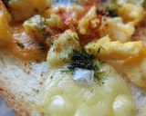 青海苔香る❀卵焼きの和トースト作り方5写真